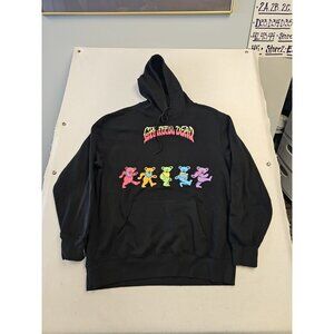 2022 Grateful Dead Dancing Bears Mens’s Pull Over Hoodie Sweatshirt Size XL 46